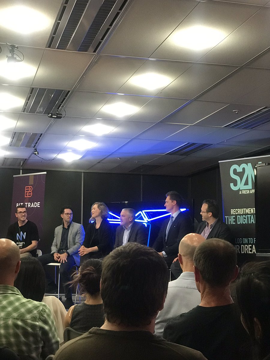 Holly_Stephens's tweet photo. Awesome panel with @NuggetsNewsAU @PowerLedger_io @MikeBacina @ASX @CryptoSydney #blockchainsydney #cryptosydney https://t.co/f9BmzgT4nQ