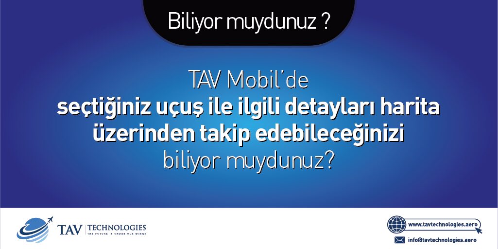 TAVTechnologies's tweet photo. Biliyor muydunuz? / Do you know? https://t.co/S2wUOIo2DR #TAVTechnologies #TAVMobile #AtaturkAirport #AtaturkHavalimani #İstanbul #Airport #Technology #Aviationworld #Aviationlovers #Technologylovers #Worldoftechnology #Technologyworld #tech #business #innovation #programming https://t.co/rJAtBWdrI7