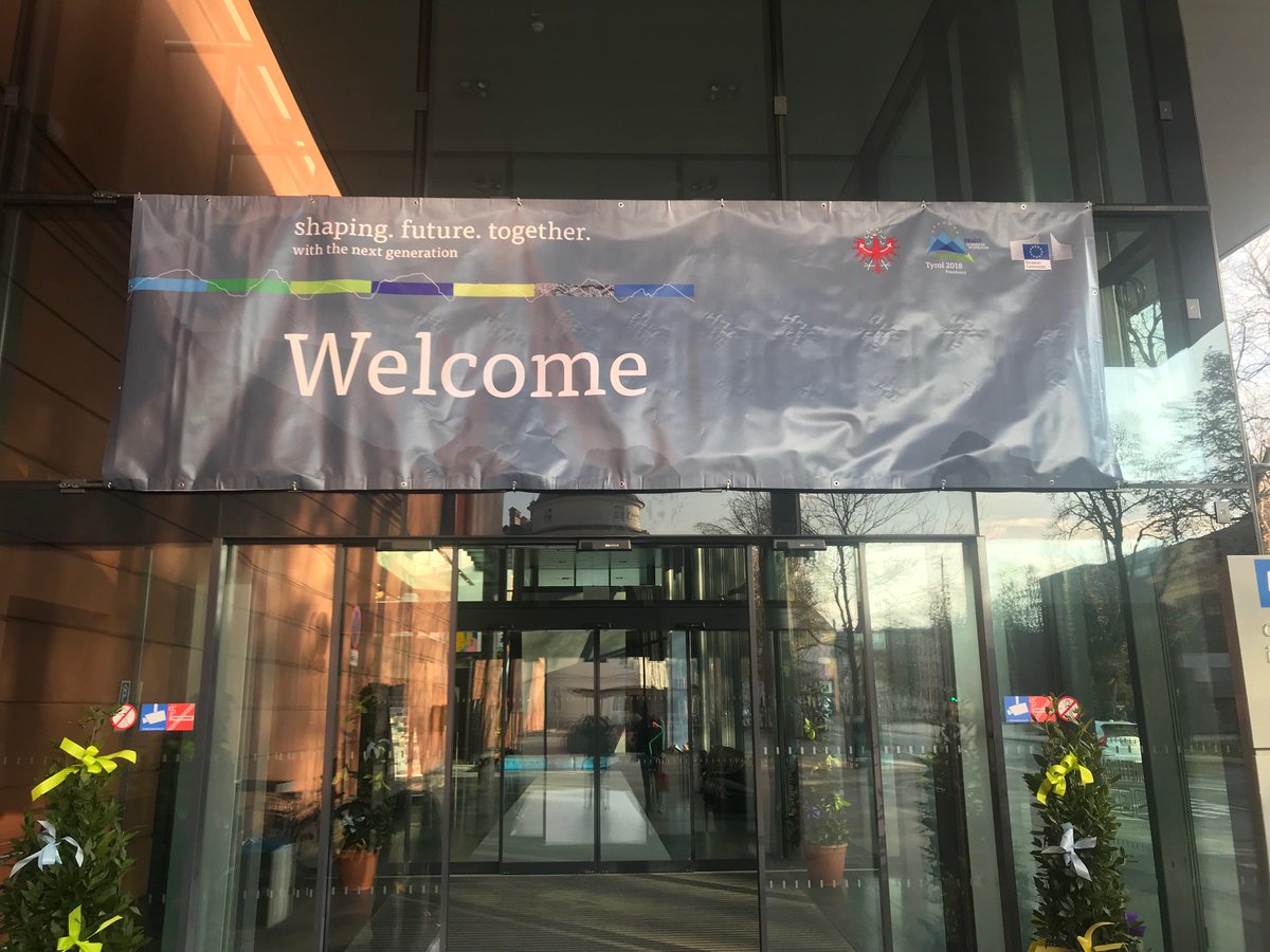 RegioInterreg's tweet photo. Let's get started_ 900 people are about to meet today to discuss the future of the Alpine region at the 2nd #EUSALP Annual Forum in #Tyrol! Welcome! Benvenuto! Bienvenue! Dobrodošli! Willkommen! #shaping.future.together #cooperation #alps #alpen #alpi https://t.co/5ACZLBRrLk