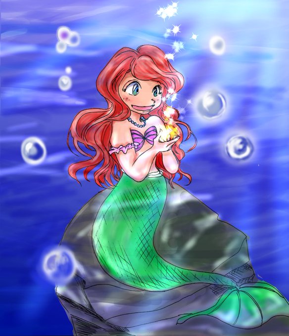 アリエルのtwitterイラスト検索結果 古い順