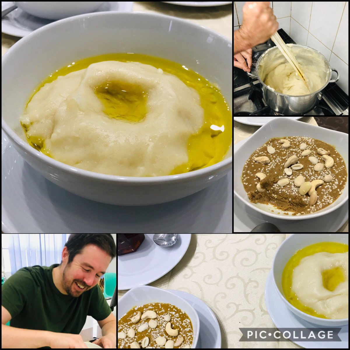 AngusMckeeUK's tweet photo. Libyan #asida for breakfast this morning 🇱🇾
Wishing everyone a very happy and blessed Mawlid al-Nabawi. https://t.co/330byHJFGh