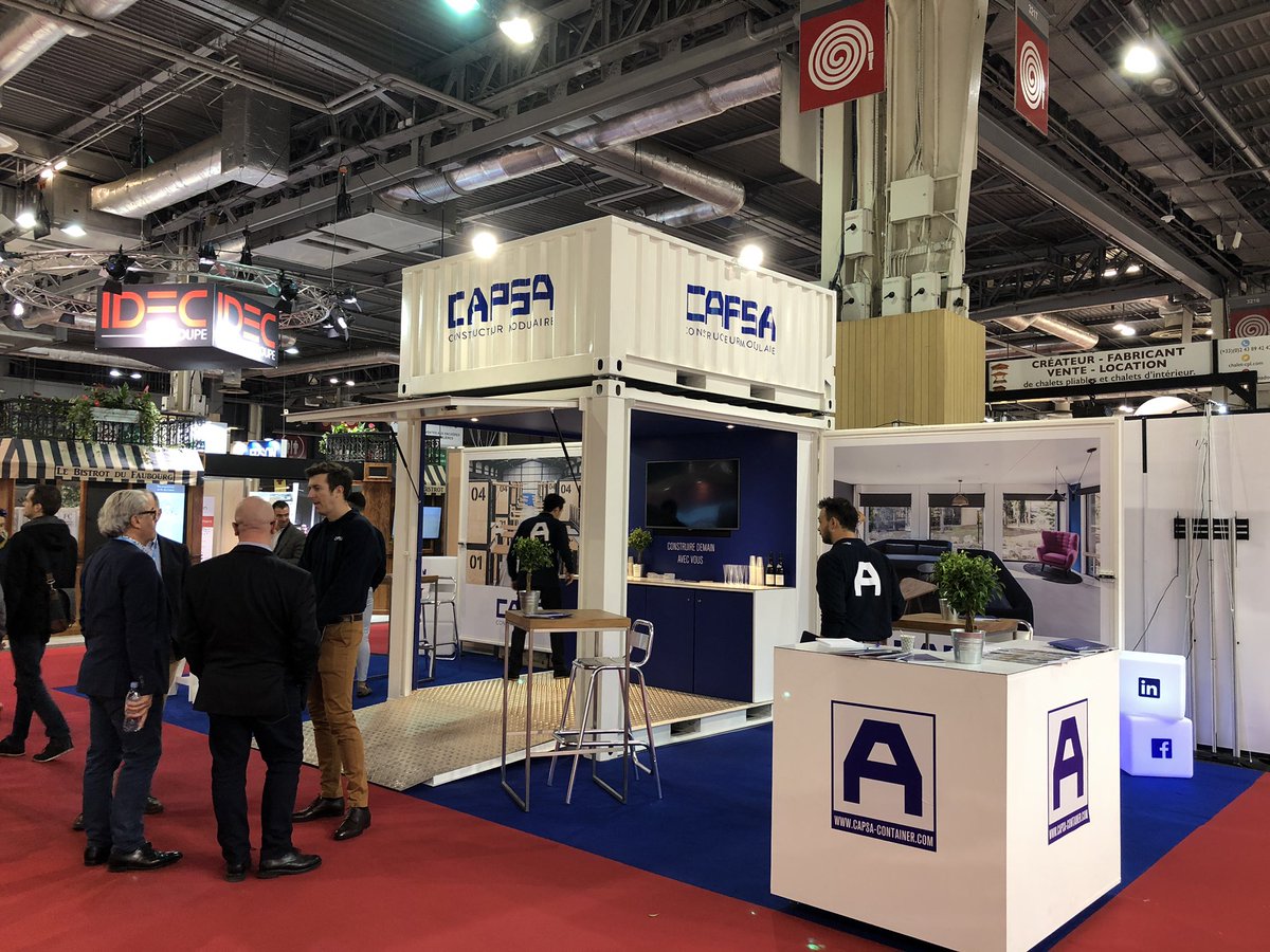 CapsaContainer's tweet image. 🤩 C’est partit ! Retrouvez nous sur notre stand F42 - Pavillon 3 sur le @salondesmaires pour découvrir toutes nos solutions modulaires ! A tout de suite 🤩 #SMCL2018 #capsacontainer #solutionsmodulaires #SmartCity