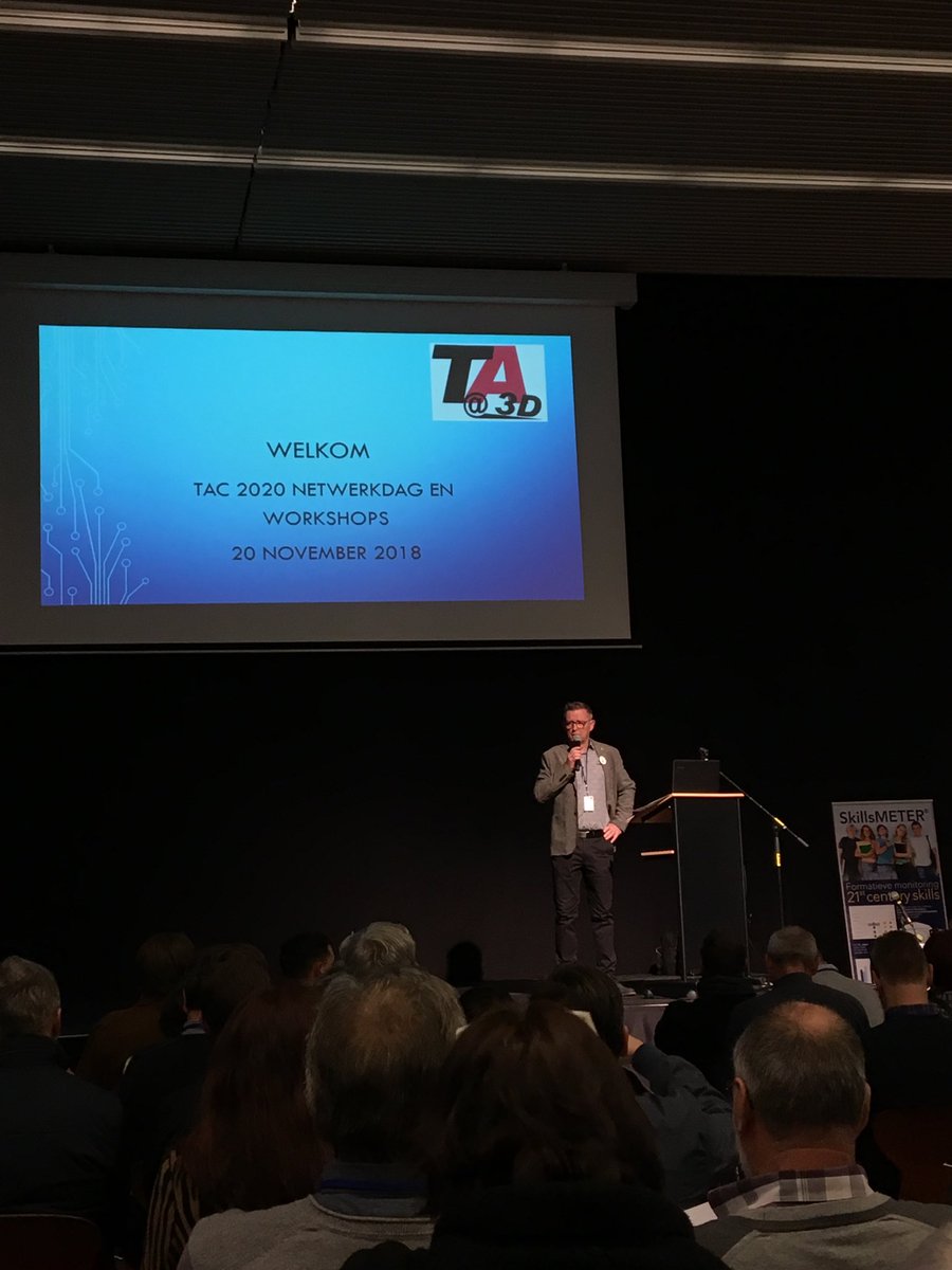 Adri_Pijnenburg's tweet photo. Opening ⁦⁦@ErikThijs⁩ TA@3D Vlaanderen - grote opkomst - met kennispartners en veel interessante workshops. https://t.co/SSQtuQceAY