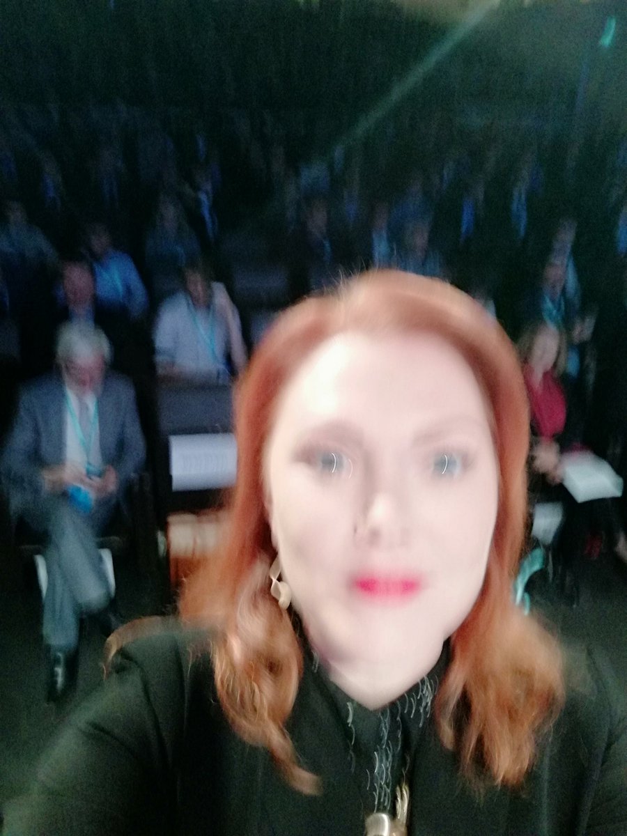 BrusselsGeek's tweet photo. Blurry selfie from #digitec18 #CannotMultiTask https://t.co/zIlASjrgme