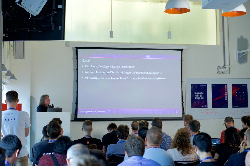 DesignToolsNet's tweet photo. We had @kerrishotts from @Adobe introducing the new @AdobeXD Plugins Platform at #DTHack18. She gave extensive examples how to do cool stuff in the UX focused tool. Check it out now!
https://t.co/cC1eOau4xp https://t.co/g3whynTXUd