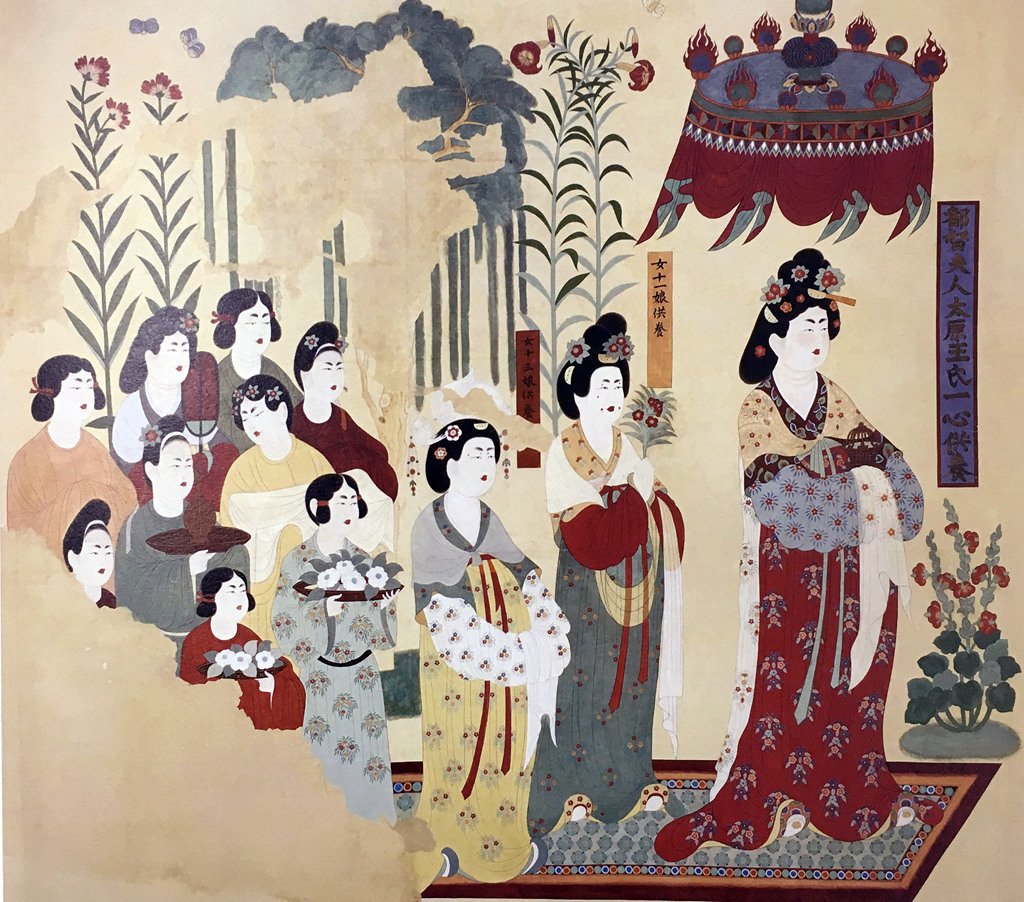 benerhardart's tweet photo. Zhao Junrong's copy of 'the Governor’s Wife Going to Worship the Buddhas' from Cave 130 of the Mogao Grottoes #arts #artists #artlovers #spiritual #spirituality #artnet #Buddha #Buddhas #Buddhist #iloveart #design #designs #designer #inspiration #motivation #yoga #yoganet #art https://t.co/bd04DZuFkw