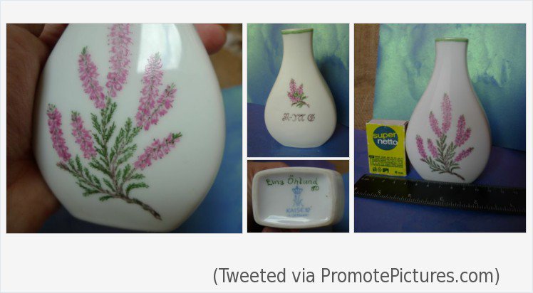 ForCollecting's tweet photo. #VTG #German #Pottery #HandPainted #Porcelain #VASE #hallmark #AK #KAISER #Germany signed by #ELNA #OHLUND 80 #Collectibles | eBay #kaiser
https://t.co/GwrA9ThiT3
(Tweeted via https://t.co/sLnaeUqbtd) https://t.co/IkLO1EfFkP