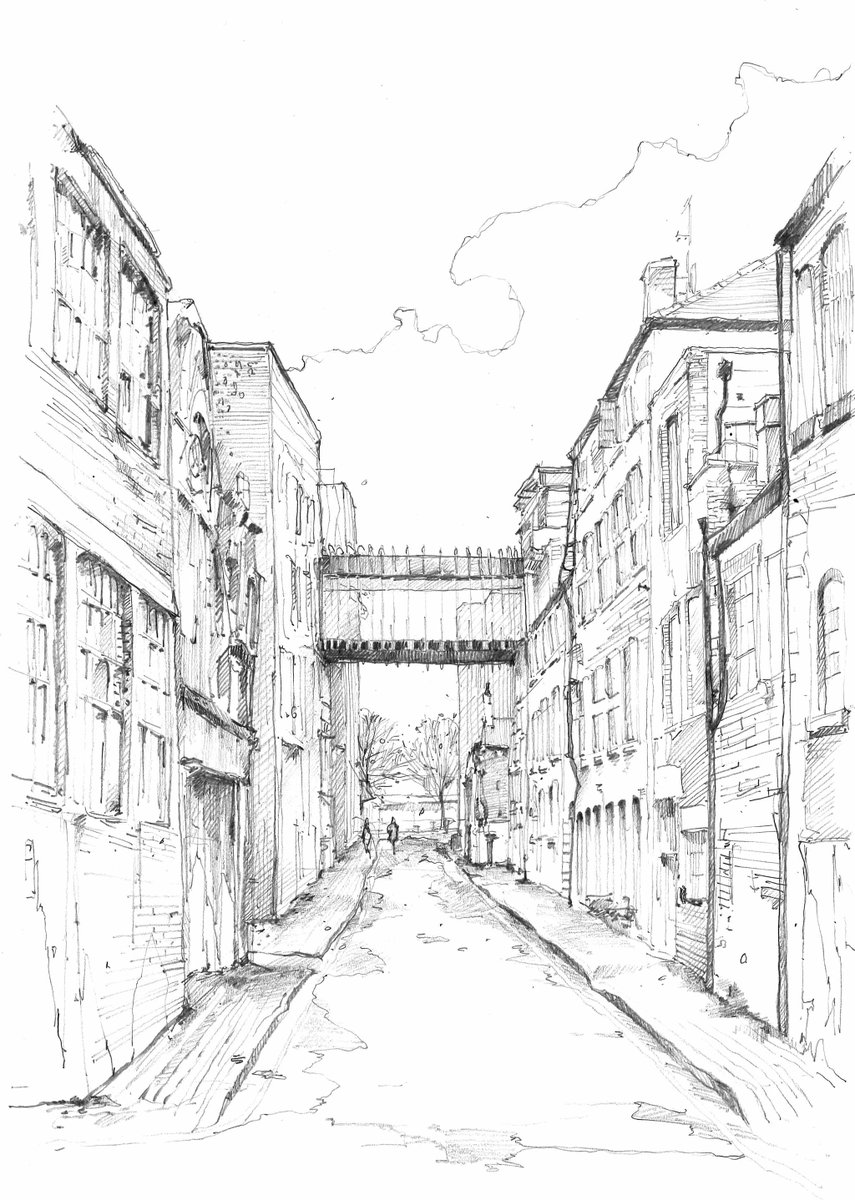 WYSA1876's tweet photo. #DMJ2018 Commendation awarded to John Chia of Sheffield Uni was commended for his sketch of Eyre Street, #Sheffield https://t.co/C9yLdJV0tX