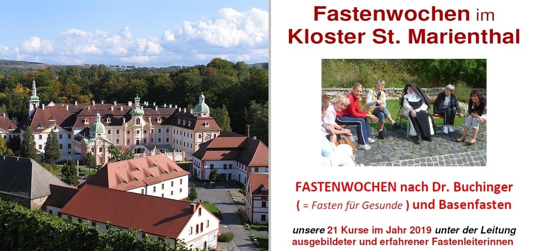 KlosterStMarien's tweet photo. unsere #Kurse und #Seminare im Jahr 2019:
#FASTENWOCHEN mit "#Fasten für Gesunde" (nach Dr. #Buchinger) und "#Basenfasten" unter der Leitung von ausgebildeten und erfahrenen Fastenleiterinnen bei uns im #Kloster St. #Marienthal
(2019: 21 Fastenwochen)
>>> https://t.co/XGl8ZQfvLA https://t.co/SECGAU8yTz