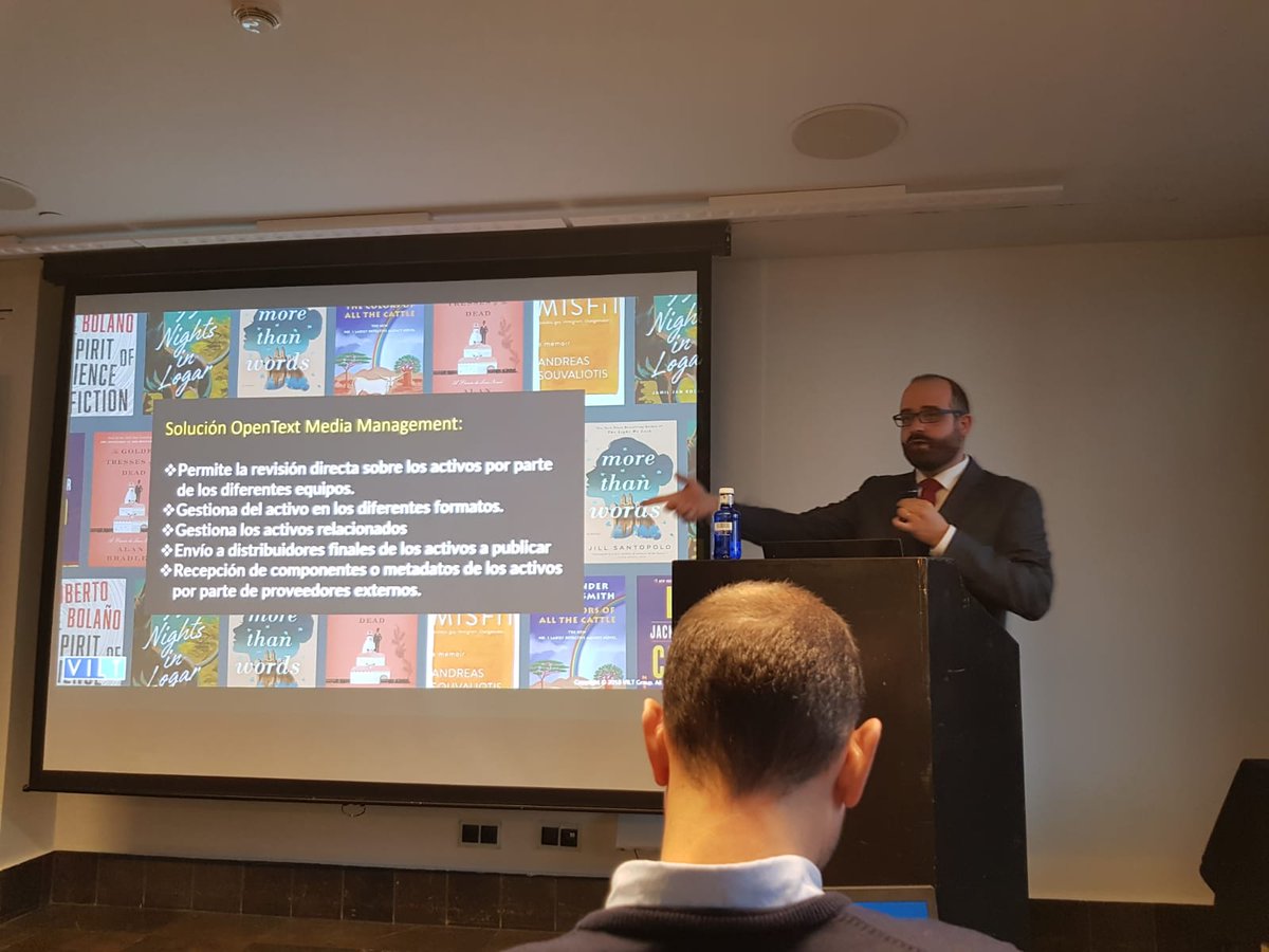 viltgroup's tweet photo. Take a look at João Martins presenting some DAM success stories in the OpenText CEM event, today in Madrid. It was an honor to have some of our customers with us.
#DAM #DRM #EIM https://t.co/KC2zIMpQ5z