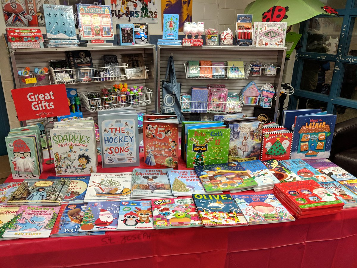 StNicholasLC's tweet photo. Once upon a time, an Enchanted #bookfair came to @StNicholasHCDSB ! We are open Tuesday - Friday 8:30 - 4:00. https://t.co/4Sdlks3hx2