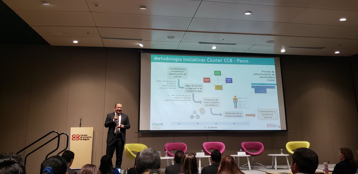 dgomez6's tweet image. Hoy lanzamos,  de la mano de múltiples empresarios, universidades, gremios y entidades públicas,  la iniciativa #clusterlogistica de Bogotá-región para sofisticar el sector y mejorar la competitividad de los demás clusters de la ciudad región.