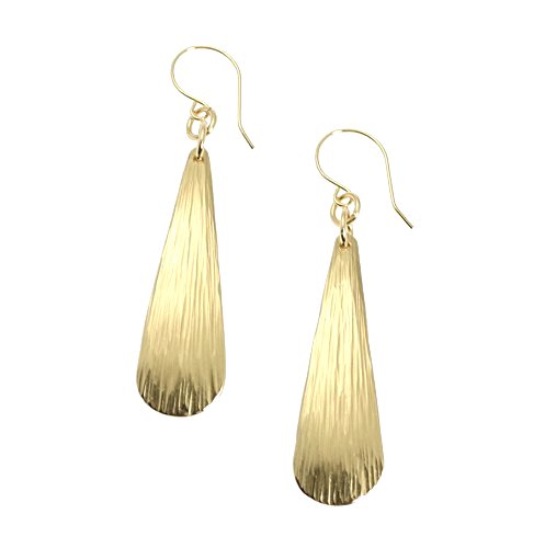 Just Listed Spectacular Hand-Chased Gold Tear Drop Earrings handmade-jewelry-blog.com/product/hand-c…