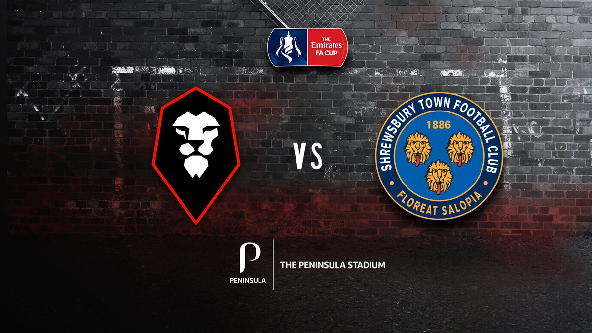 SalfordCityFC's tweet photo. PREVIEW 📝 

Have a read of our match preview ahead of tomorrow's @EmiratesFACup First Round replay against Shrewsbury Town!

👉 https://t.co/jzBVX6PG35

#WeAreSalford 🦁🔴 https://t.co/D5HSvbWNHj