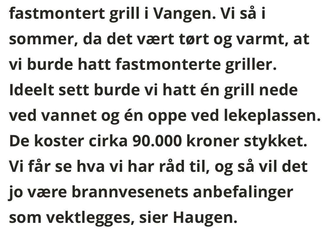 kfroestad's tweet photo. E det merkelig me miste tillit til kommunens bruk av penger? E det ingen som reise seg opp og stille spørsmålet…. ska en grill kosta 90.000,- ? #robek #haugesund #haugesundkommune https://t.co/z5ysmq5spy