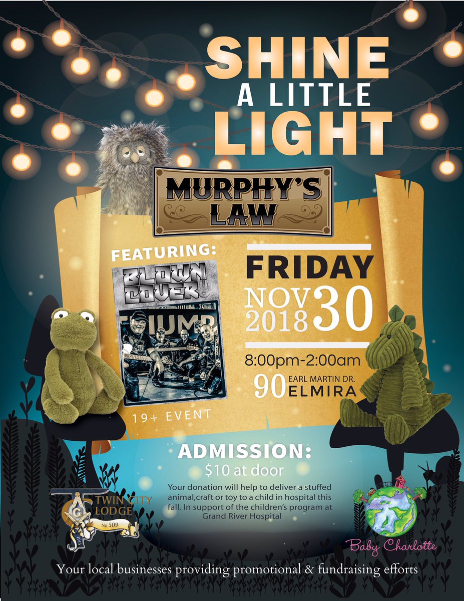 MurphysLawShine's tweet image. We are down to the final ten days before Shine a Little Light! We promise you, if you miss this you’ll be kicking yourself. A shine filled evening, cheap mixed drinks, cornhole, live music and many give aways!