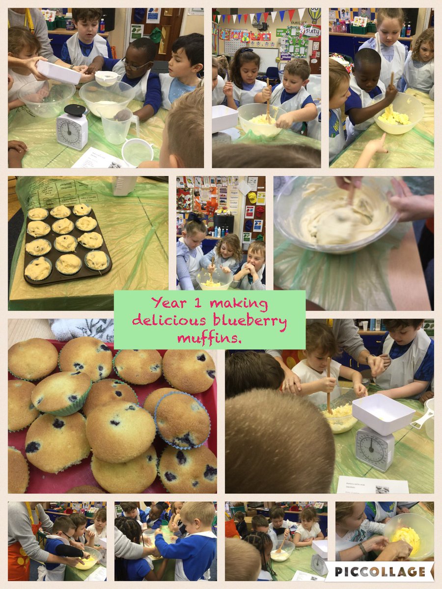 STBPrm's tweet photo. Year 1 celebrating by making blueberry muffins.
#GoBlueCardiff@UNICEFUK https://t.co/lgczLz0pf0