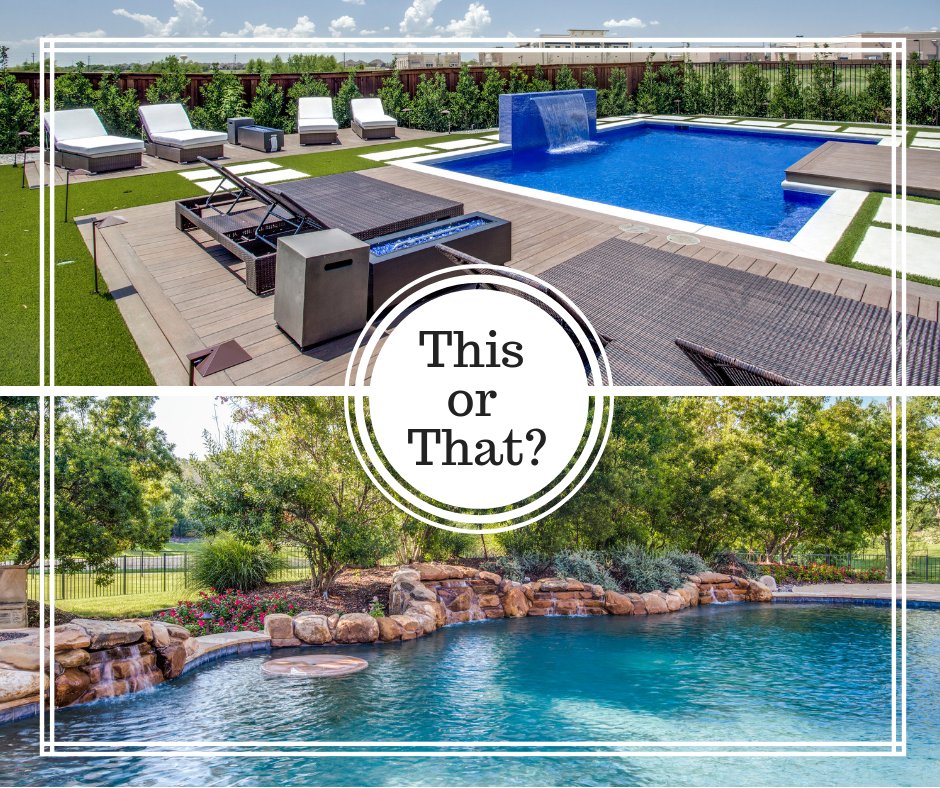 GoldMedalPools's tweet image. 💬😍This-Or-That-Tuesday: Which pool design do you prefer? Traditional FREE-FORM or modern STRAIGHT LINE? Let us know in your comments below! #ThisOrThatGMP #PoolAndSpas #PoolDesign #ResidentialPool #StraighLinePool #FreeFormPool #CustomPool #CommercialPool #PoolService