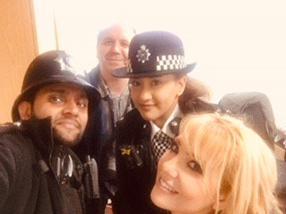 Rubie, our Wembley and Ealing Road Town Centre manager has been out and about today and met PC Rathod and PC Hussain and the owner of a new business Shayona #OurDay