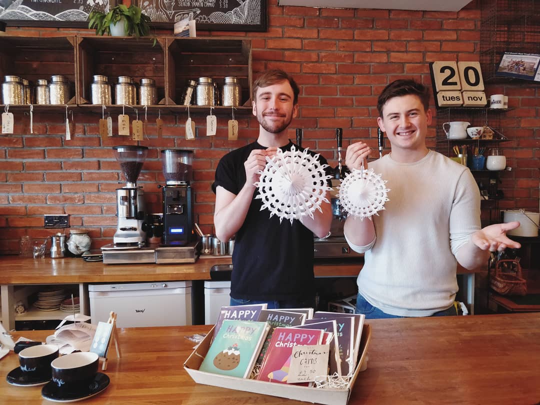 Koko elfs are getting into Christmas spirit now 🎅❄️🎀🎄

#christmasiscoming #snowflakes #xmas #indiecoffeeshop #coffeeshop