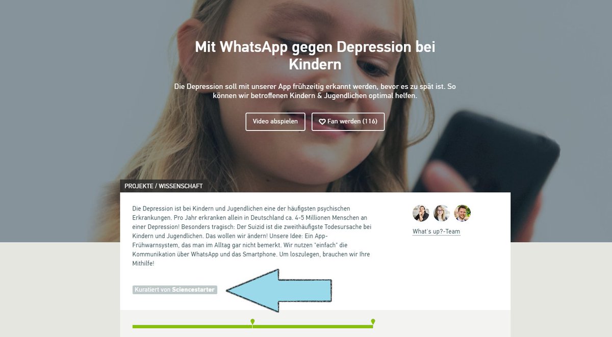 Was ist eigentlich #Sciencestarter?

Wir unterstützen und begleiten #Crowdfunding-Projekte aus den Bereichen #Wissenschaft, #Forschung und #Wissenschaftskommunikation.🤓

Ihr erkennt sie auf <a href="/startnext/">startnext</a> durch das Label „kuratiert von Sciencestarter“.