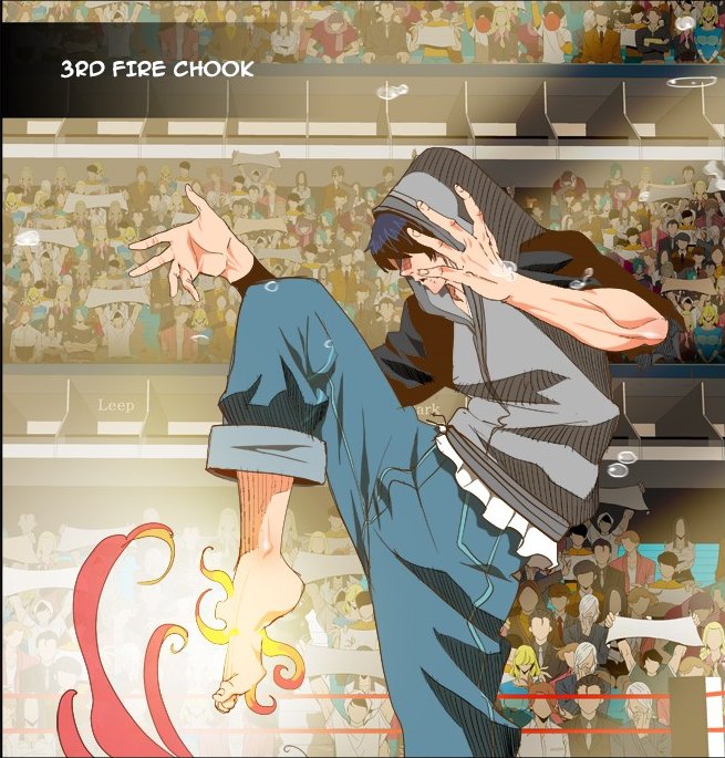 llPyoPark's tweet image. Yawns.

      ❝Morning . . .❞

Time for a stretching regimen that resembles Tai Chi to prepare his body for the grueling day of training ahead.

      ❝Heup!❞