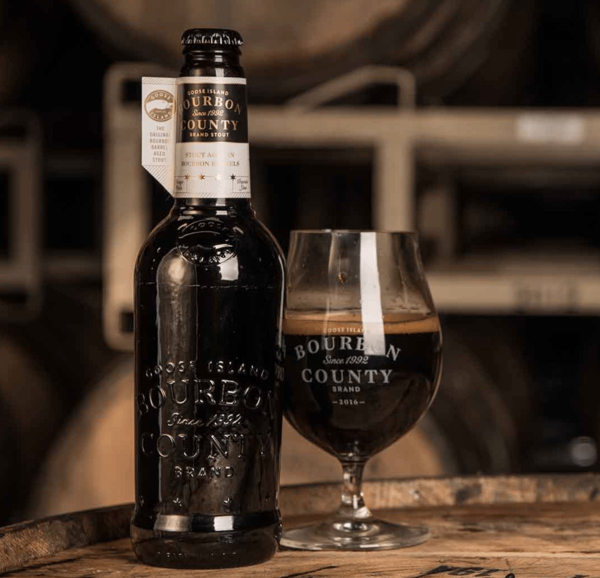 Black Friday <a href="/GooseIsland/">Goose Island Beer Co.</a> #bourboncounty #bcbs release 4pm #pghcraftbeer #beermuda #thebeermuda #beermudafriday #blackfriday #bottlesale