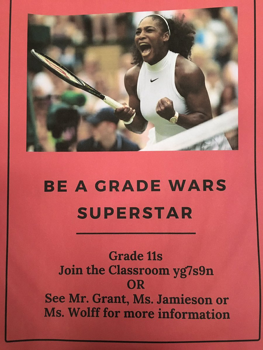 Get ready for Grade Wars!!  Grade 11s join the classroom!  <a href="/srssnation/">SRSS Sabres</a> <a href="/srssonline/">Steinbach Regional</a>