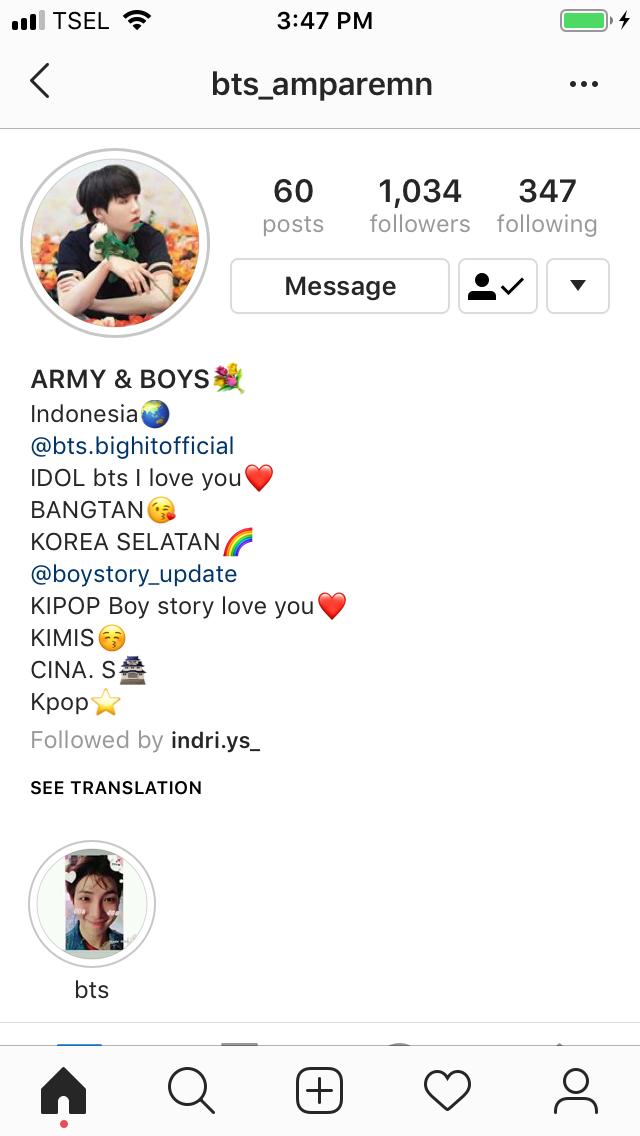 KpopIndri's tweet photo. @bts_amparmen Follwo👇😍 https://t.co/viLFoYcqAO