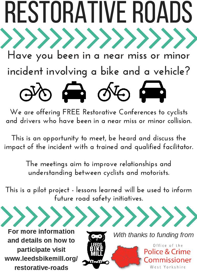 Phase 2 of our Restorative Roads project - please share!  leedsbikemill.org/restorative-ro…
