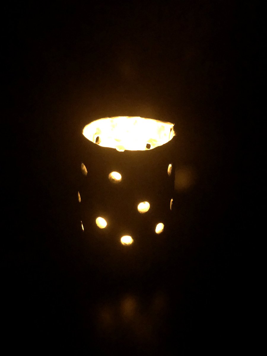 Art in the Dark @AthenaHigh! Ceramic Luminaries! #adaptiveart