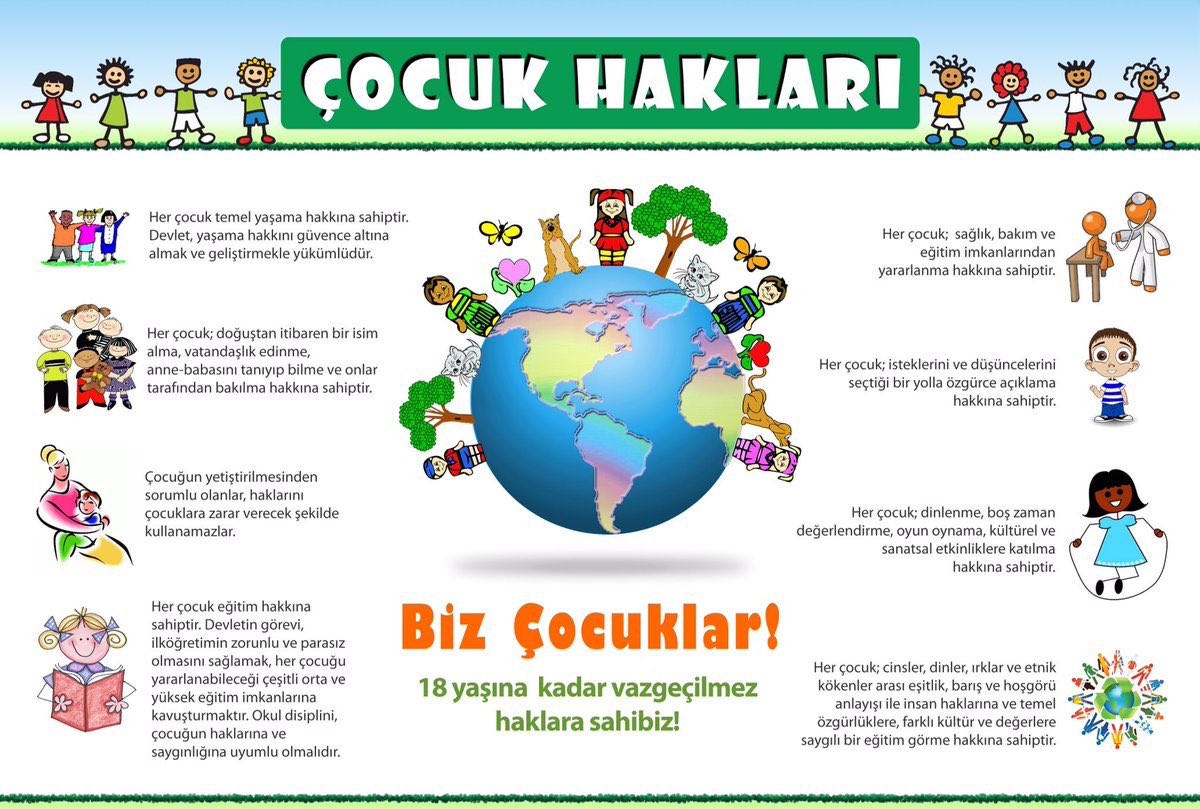 Çocukların çocuk kalabildiği ve kendileri gibi masum bir dünyada yaşayabilmeleri umuduyla.. #DünyaÇocukGünü