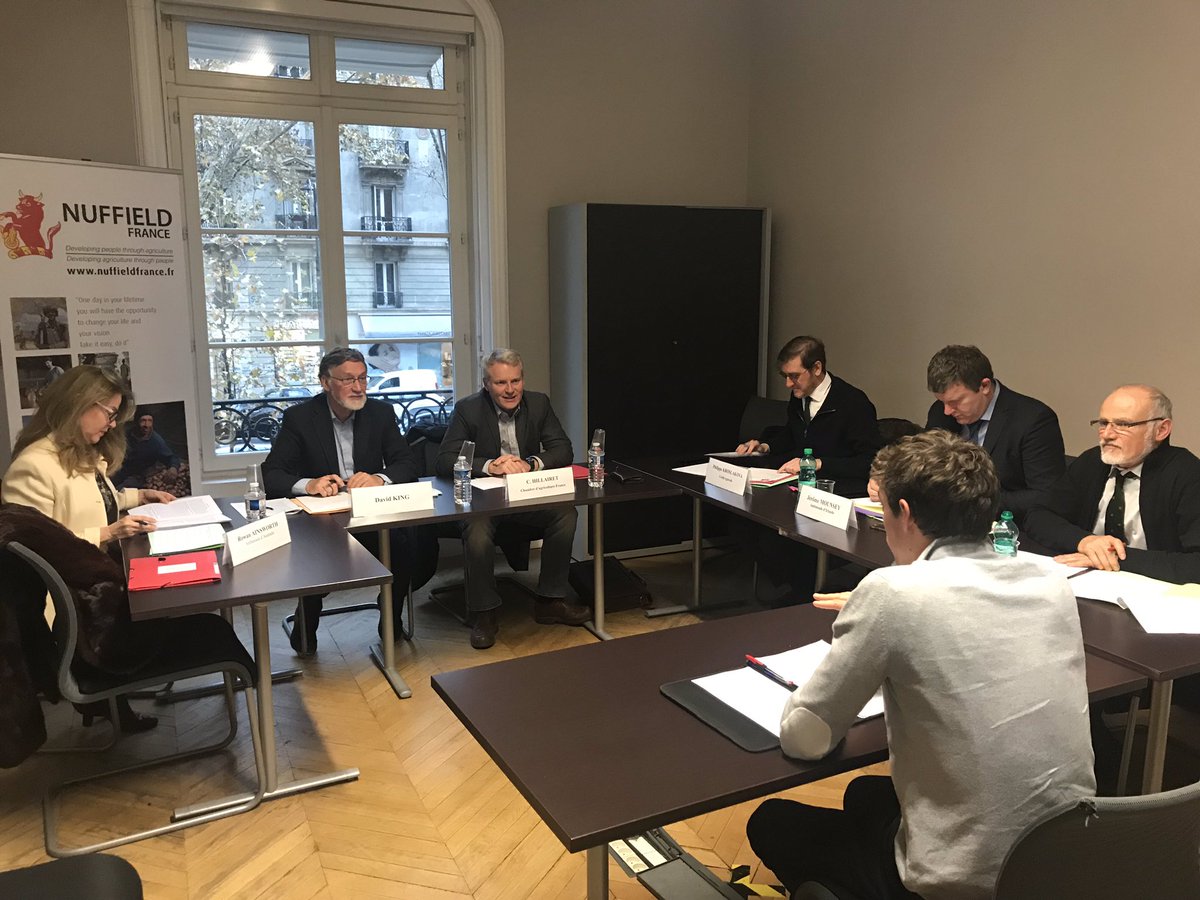 ChambagriFrance's tweet photo. #Nuffield2019 #NuffieldFrance #innovation #agriculture
🇫🇷Jury de sélection des lauréats de la bourse Nuffield 2019 à la maison des #ChambAgri présidé par @GUEHERVILLE 
🇬🇧Beginning of the French Nuffield farming scholarships 2019 chaired by Christophe Hillairet. https://t.co/QGdjQo2rpP