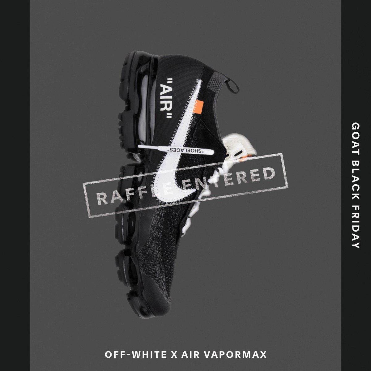 Enter the #GOATBlackFriday Raffle for your chance to win the most coveted sneakers and other prizes. @goatapp goat.app.link/01V1Ch45ZR