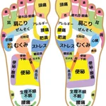 この図が優秀すぎる…!どこが何に効くのか分かりやすい足つぼ図!