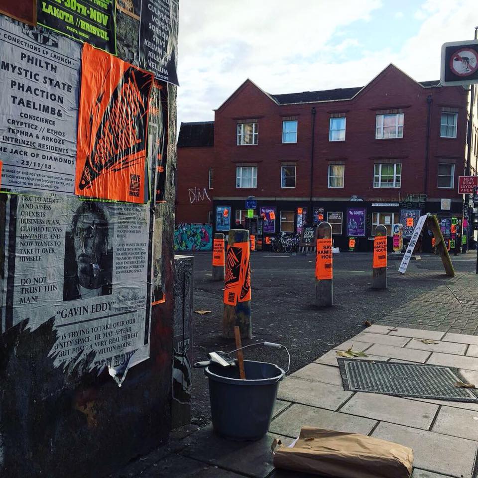 LSTDBristol's tweet photo. Residents of Bristol took to the streets yesterday in a flashmob protest to #savehamiltonhouse and take action against C&C's plans to develop the community space into flats.
#Coexist aim to pave the way for a broader movement to safeguard community spaces in the UK. https://t.co/XGSZcQVxG4