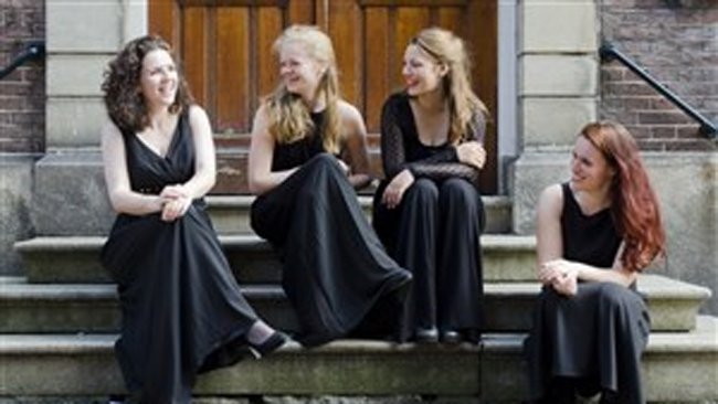 🎼 #Uittip #Concert <a href="/DeVlamRhenen/">De Vlam Rhenen</a> 1/12/18 De vier dames van het Dostojevski Kwartet spelen werken van #Mendelssohn, #Schulhoff, #Bosmans en #Schnittke. De jonge leden zijn allen afzonderlijk prijswinnaars van het toonaangevende <a href="/pcconcours/">Christina Concours</a>: ow.ly/ClNy30mGiEl <a href="/DeGelderlander/">De Gelderlander</a>