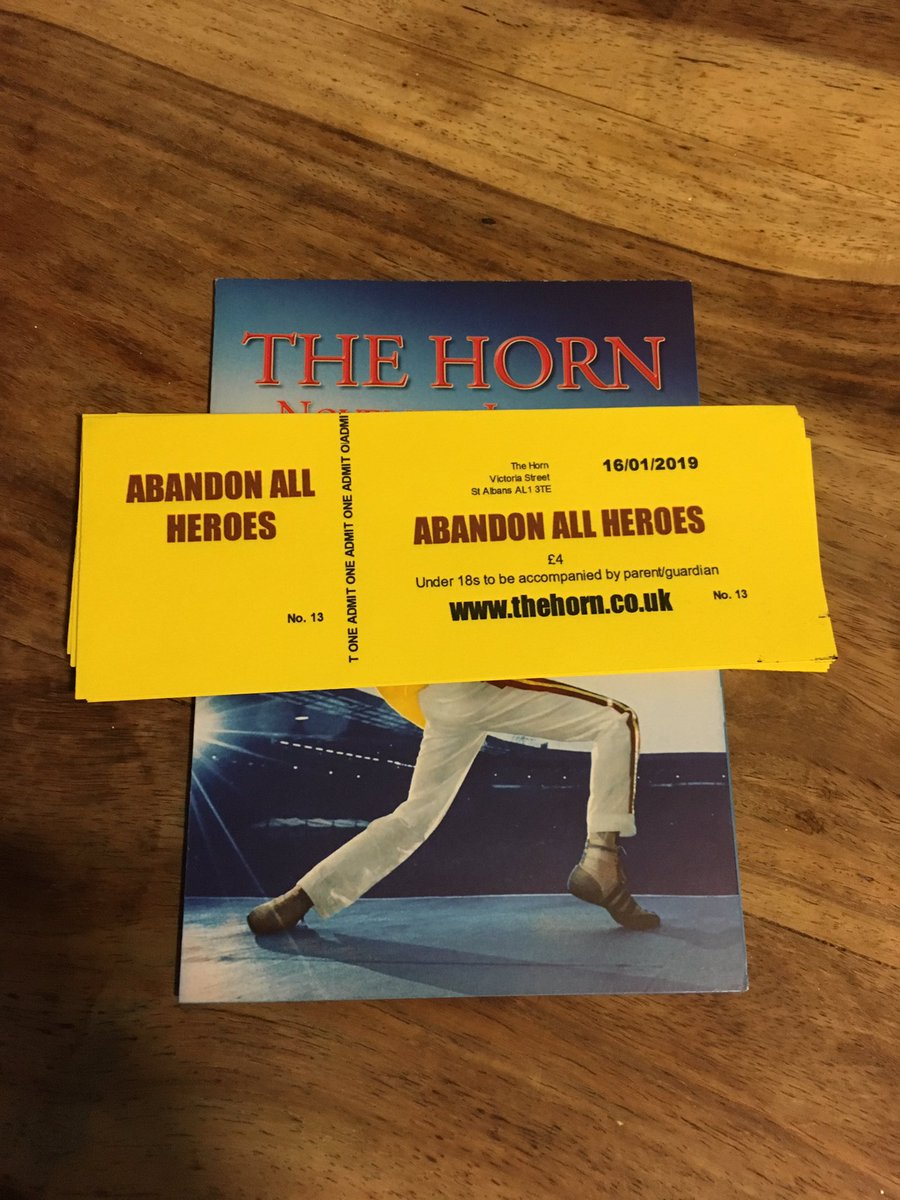 Gig announcement! 16th January we are playing <a href="/hornvenue/">The Horn, St Albans</a>! Tickets £4 you can pick them up off any member of the band #abandonallheroes #hardrock #hertsmusic #livemusic #unsignedbands