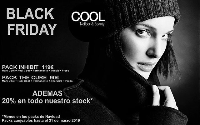 BLACK FRIDAY 🖤#COOLMURCIA #COOLCARTAGENA #descuentos #pack #inhibit #limpiezafacial #naturabisse #manicool #pedicool #murcia #cartagena #cartagenaspain