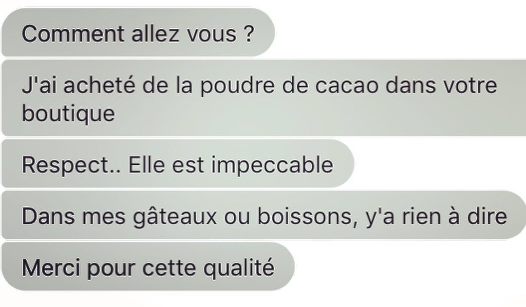 Eh oui !!! Nos clients le confirment. A Ouagadougou, nous avons la meilleure poudre de #cacao brut et au prix imbattable. Tout simplement. Merci pour la confiance. #AgribusinessShop #Lwili