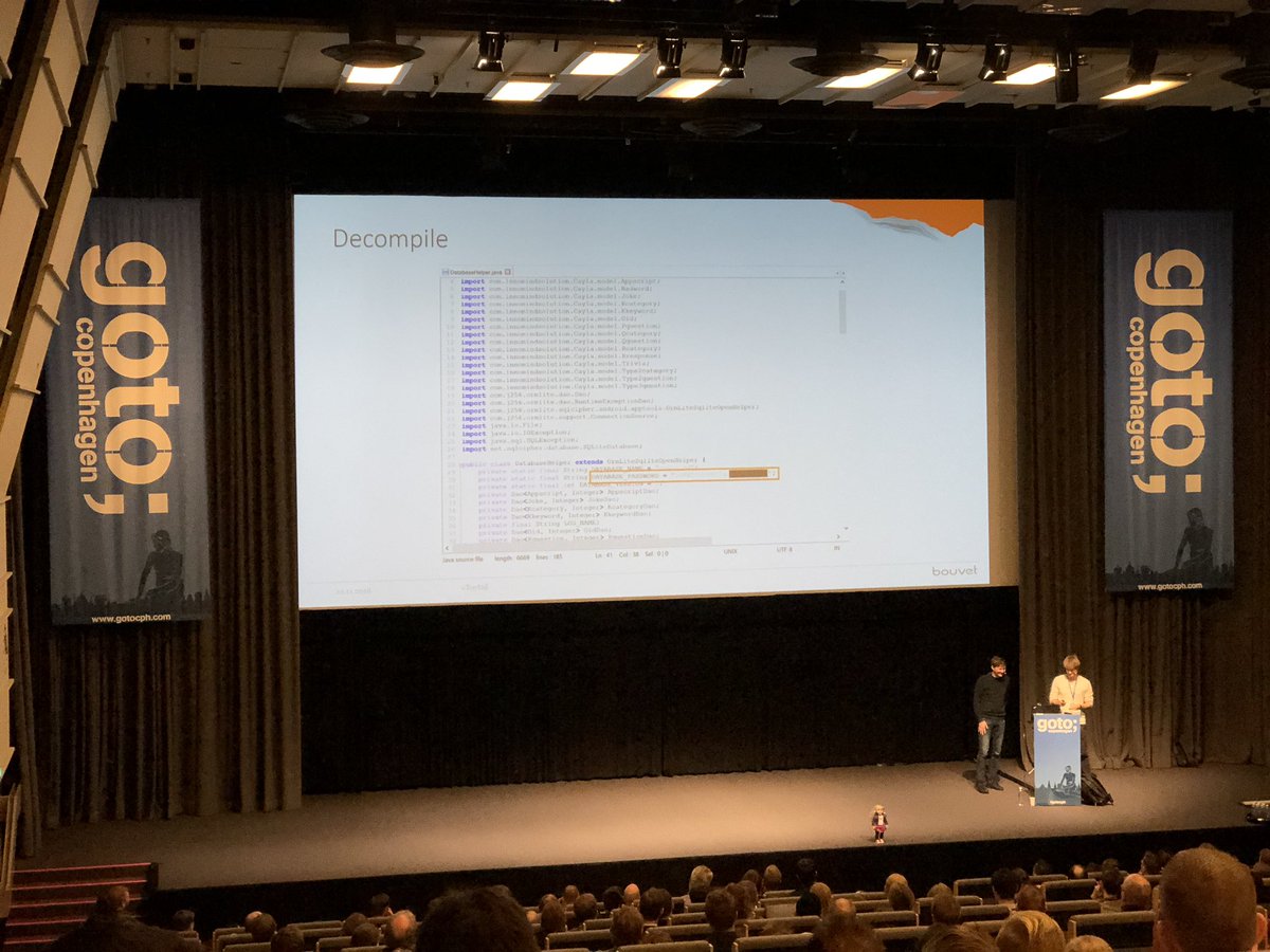 MatthiasWild's tweet image. Creepy presentation how the Cayla doll recorded everything in the child’s bedroom. @GOTOcph Cleartext password in the code allowed every stranger to talk to and with your kid from remote. #toyfail