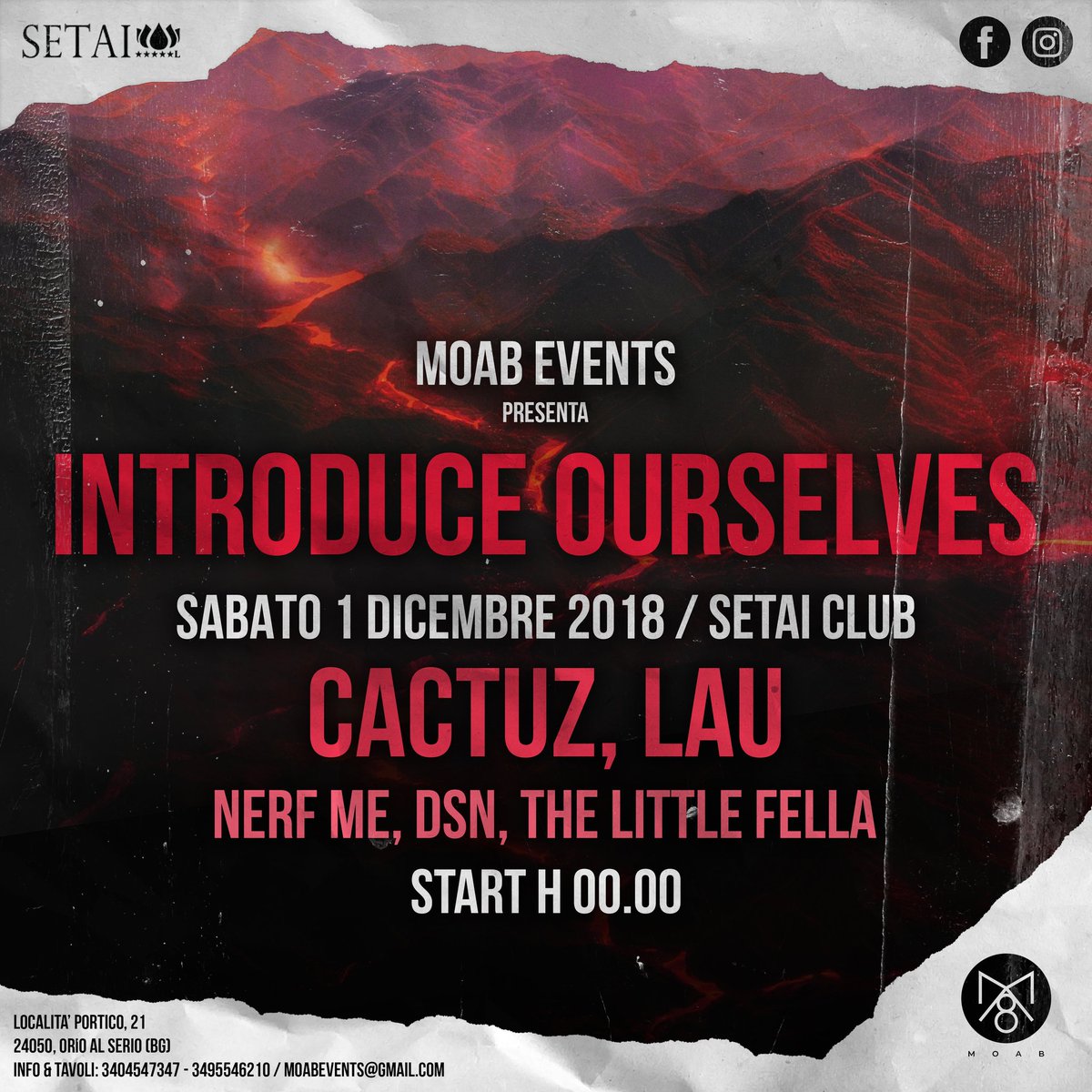 EventsMoab's tweet photo. Finally we got our first date!
Sat, 1 Dec 2018 at @setaiclub 🔥

Featuring: @cactuzmusic, Lau, Nerf Me, @officialDSN &amp; The Little Fella!

See you there! 🤟 https://t.co/HDQSei9H2g