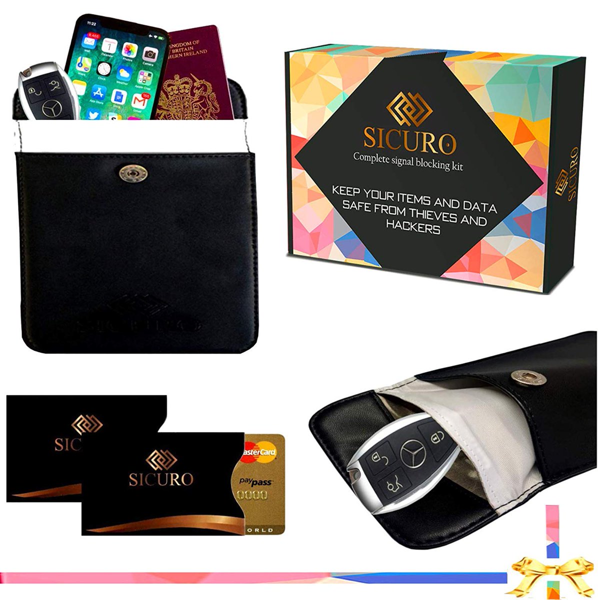 RYJSmith11's tweet photo. Protect your credit &amp; debit cards with our #RFID blocker and Faraday Cage Bag for wallets &amp; car keys. They will prevent your data from being stolen. https://t.co/F5pF7CNoOy #blackfriday #GDPRCompliance #GDPR https://t.co/jPndp4OUg6