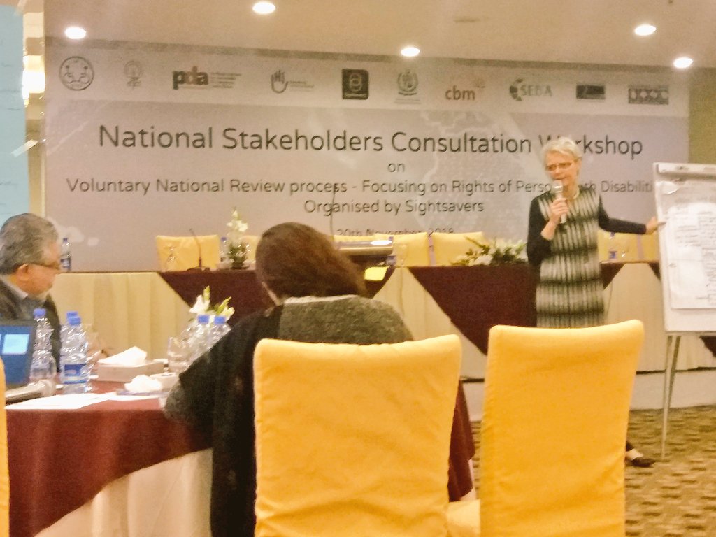 PakistanSDGs's tweet photo. Civil Society #Pakistan organised a National Stakeholders Consultation Workshop on Voluntary National Review #PakVNR process - Focusing on #rightsfordisables, persons with #disabilities @PakistanSDGs @PlanComPakistan @UNHumanRights @mohrpakistan @UNDP_Pakistan @KanwalShauzab https://t.co/6cvUsv76Fw