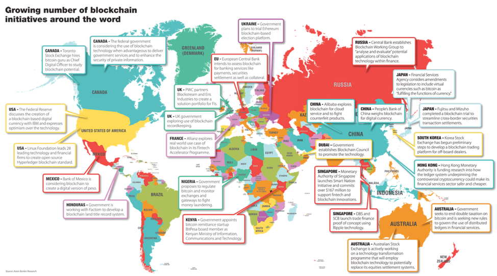 Cada vez más gobiernos apuestan al #Blockchain. Mirá estos originales ejemplos bit.ly/2Rs5Gmp 

#DigitalTransformation #BigData #cryptocurrency #ArtificialIntelligence #Fintech #Forex #MachineLearning #BigData #IoT #IIoT #Marketing #bitcoin #CyberSecurity #cryptocurrency