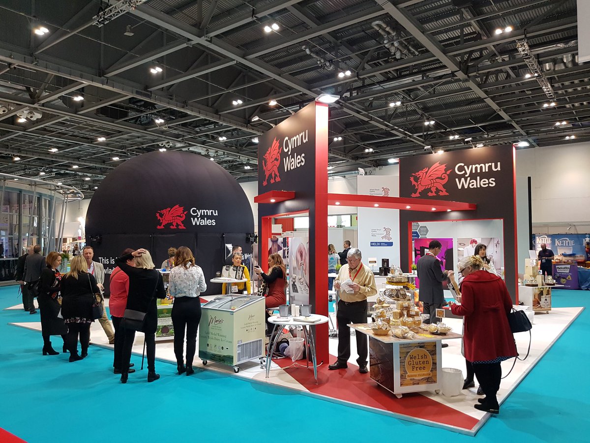 Get a taste of Wales &amp; speak to the innovative Welsh food &amp; drink companies on the <a href="/FoodDrinkWales/">Food and Drink Wales</a> stands at #FoodMattersLive2018. <a href="/Pennotec/">Pennotec.com</a>  <a href="/thebakeshed/">TheBakeShed</a> <a href="/ChefsPromise/">Chefs Promise</a> @BugfarmFoods  <a href="/WGFbakery/">WGF Bakery Products</a> <a href="/Coconut1Kitchen/">The Coconut Kitchen</a> @Lovemorefoods @Mariosicecream @samosaco are all here.