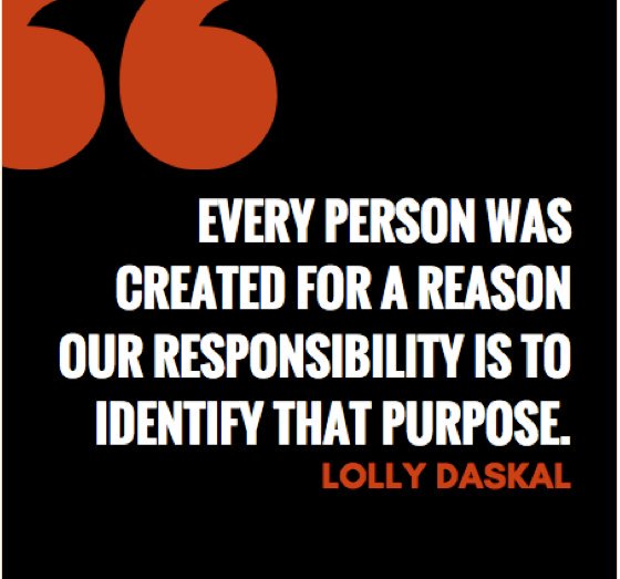 Every person was created for a reason our responsibility is to identify that #Purpose ~ The #LeadershipGap via @LollyDaskal

#TuesdayThoughts
#TuesdayMotivation
#ThinkBIGSundayWithMarsha
#InspireThemRetweetTuesday 
@gary_hensel @KariJoys
#SuccessTrain #JoyTrain @Inspireu2Action