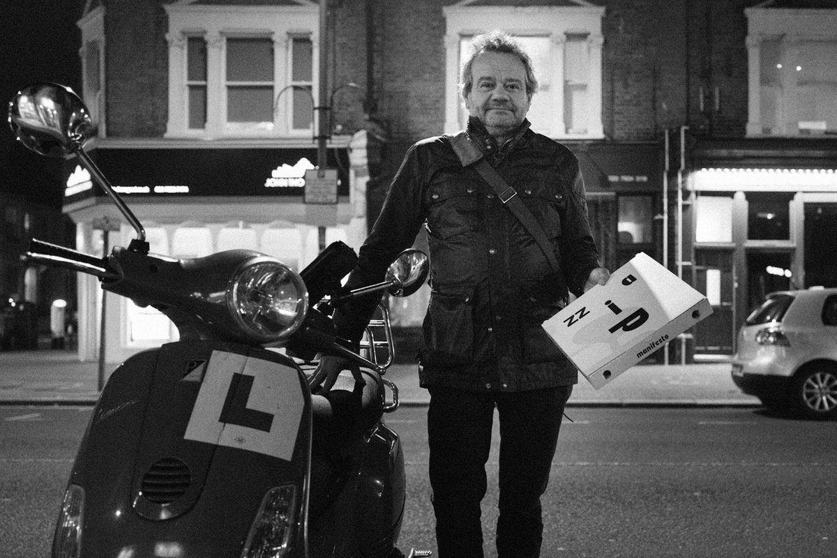 Chef <a href="/MarkEHix/">Mark Hix</a> is turning pizza boy on Nov. 29, delivering the first 10 of his two Hix-inspired pizzas from Manifesto, in Clapham. The Heaven &amp; Earth and Blue Monday will be on the menu for one month. Just email eat@manifestopizza.com at midday on Nov. 29 manifestopizza.com