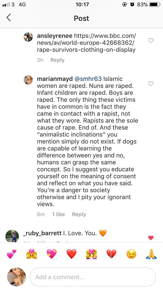 queenjezebel's tweet photo. Genuinely worried for the women in his life, and for anyone who actually believes this. People saying “alright we get it you’ve made your point”, but clearly it still doesn’t register with some. Ain’t gonna shut up until this stops sorry xo https://t.co/nQFc5wdvRZ