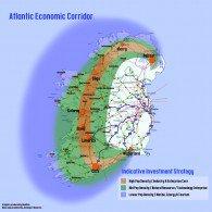 ActionTuam's tweet photo. Atlantic Economic Corridor - 36% of the nat population, 3 international airports, 2 major shipping ports. 
Tuam is strategically placed at its INDUSTRY AND ENTERPRISE core. We are working with our regional counterparts to create a unified, connected and powerful Atlantic economy. https://t.co/qO4hP3k784